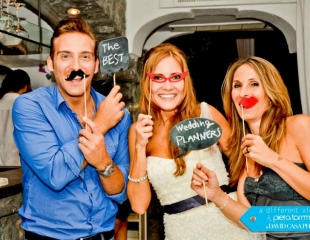 Pictures on the Positano Beach after the Ceremony